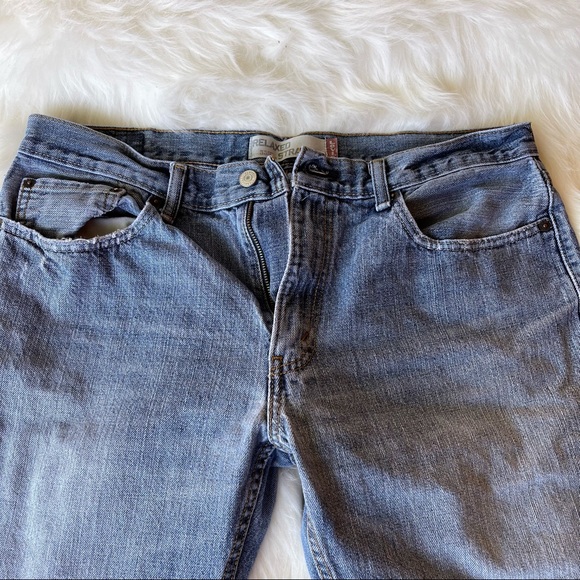 Levi’s 559 Relaxed Straight Distressed Denim Jeans 34 x 30 - Picture 8 of 13